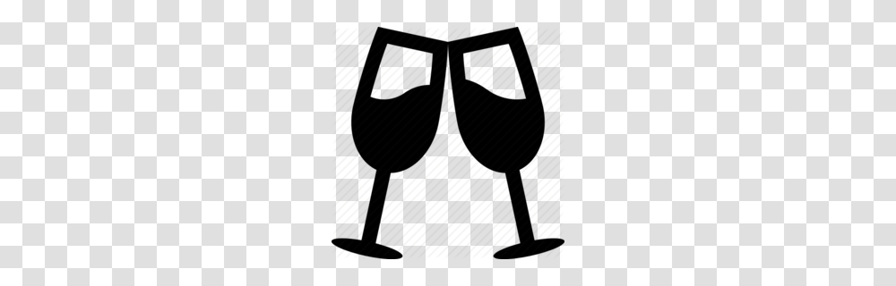 Download Toast Clipart Wine Glass Toast Champagne, Stencil, Goggles, Accessories, Accessory Transparent Png