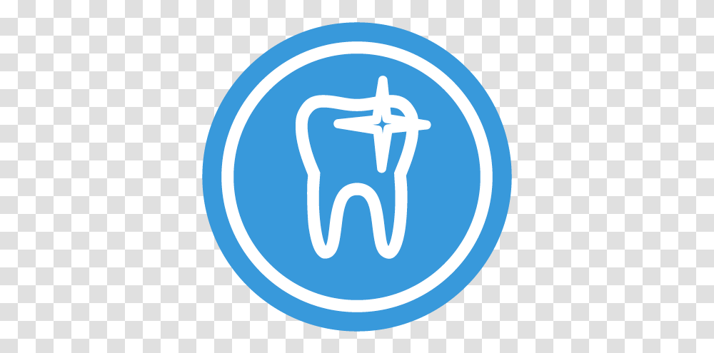 Download Tooth Icon Icon Missing Tooth Dental Care Circle Dentist Icon Circle, Hand, Light, Symbol, Label Transparent Png