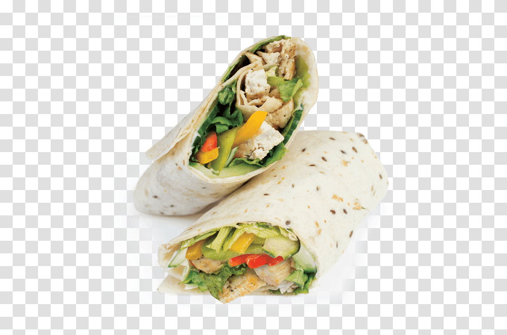 Download Tortilla Clipart Chicken Chicken Wrap, Burrito, Food, Sandwich Wrap, Burger Transparent Png