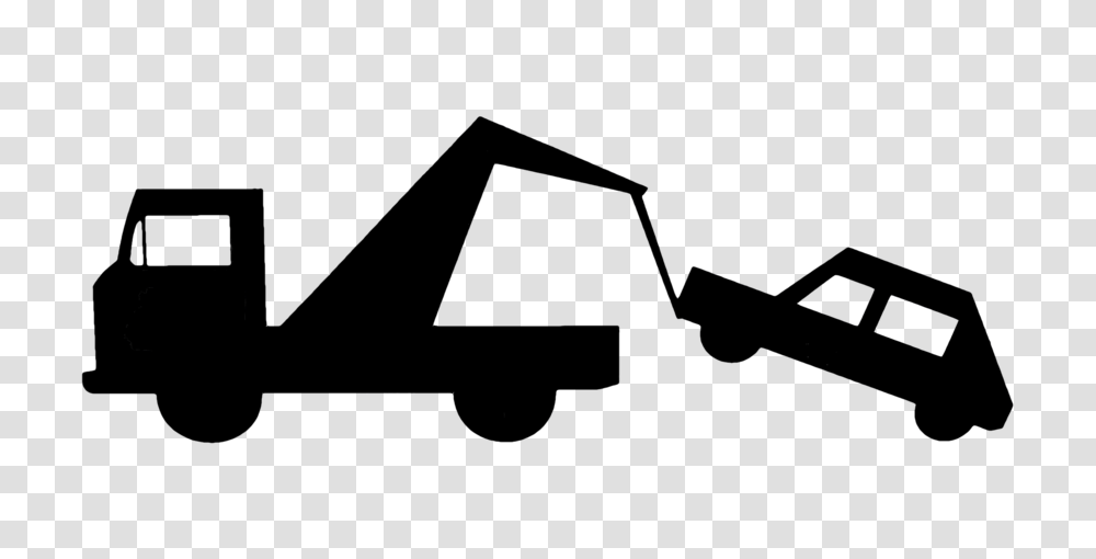 Download Tow Away Clipart Car Tow Truck Towing Car Clipart, Outdoors, Nature, Triangle, Outer Space Transparent Png