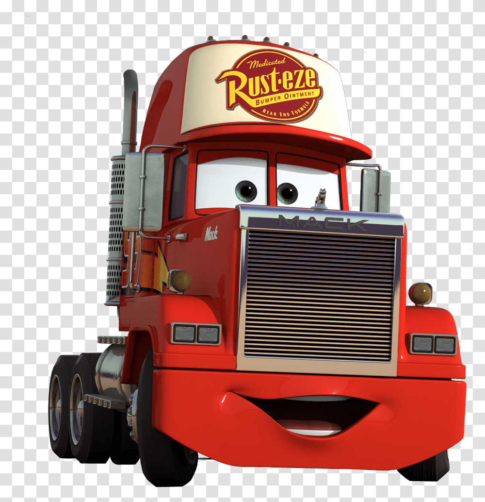 Download Toy Car Mcqueen Lightning Mater Freight Transport Disney Cars, Truck, Vehicle, Transportation, Trailer Truck Transparent Png