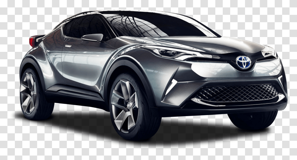 Download Toyota C Hr Grey Car Image Toyota Cars In, Vehicle, Transportation, Automobile, Sedan Transparent Png