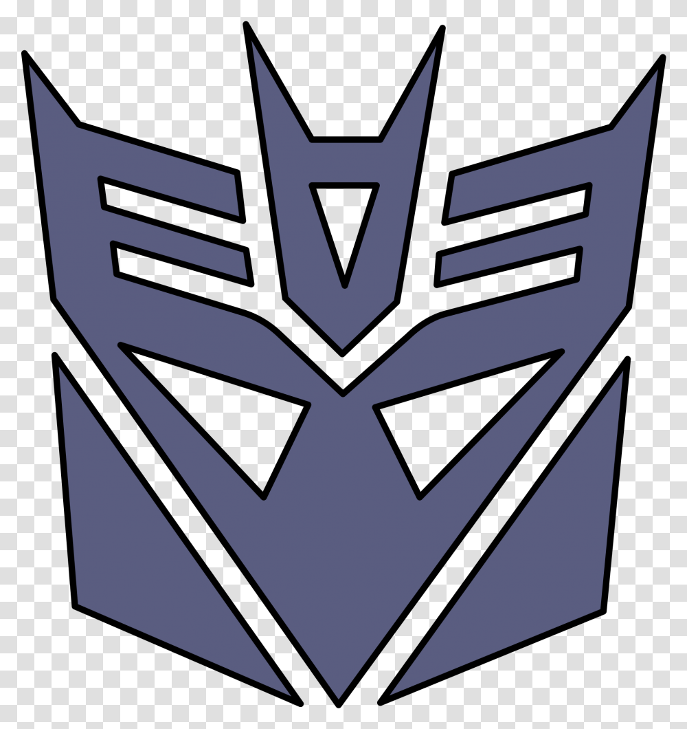 Download Transformers Logos Image Transformers Decepticon Logo, Symbol, Trademark, Cross, Emblem Transparent Png