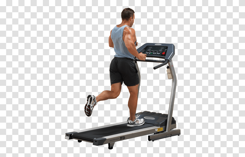 Download Treadmill Picture Body Solid Endurance T3i Treadmill, Person, Human, Working Out, Sport Transparent Png