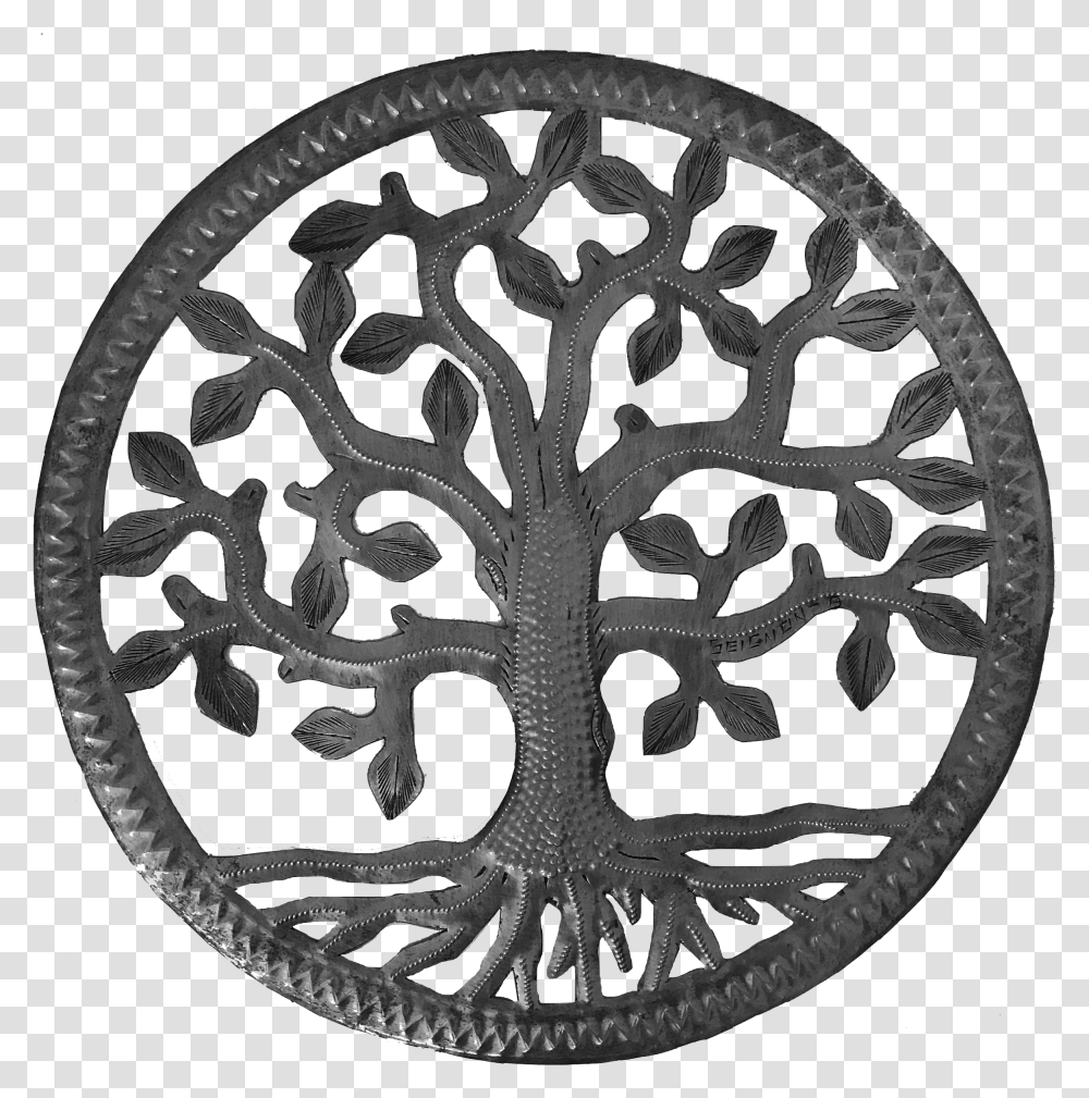 Download Tree Of Life Image With No Background Circle, Rug, Symbol, Emblem Transparent Png