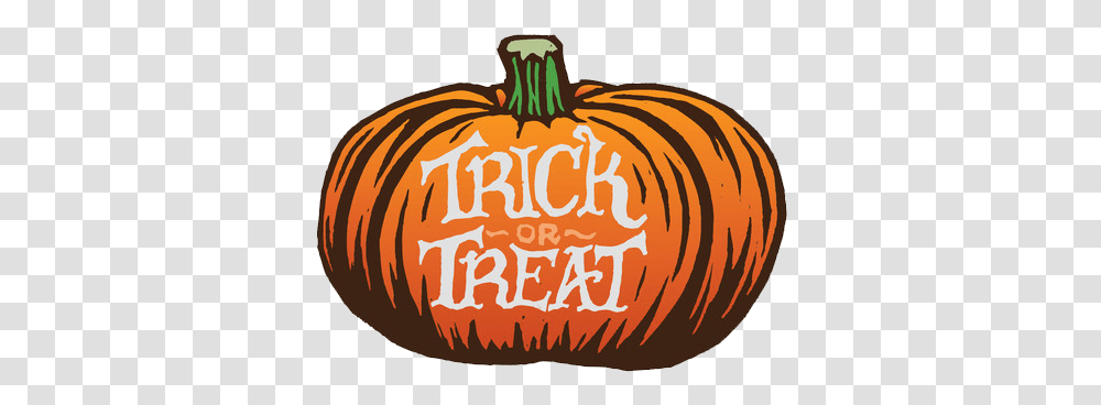 Download Trick Or Treat Image Trick Or Treat Halloween Pumpkin Clipart, Plant, Vegetable, Food, Produce Transparent Png