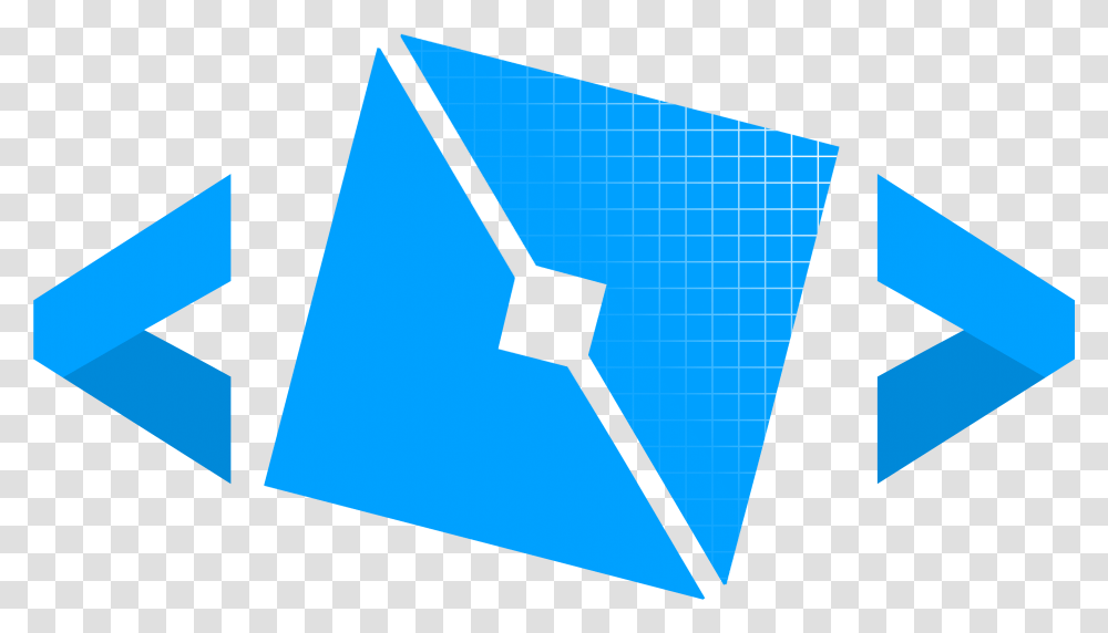 Download Tried My Hand Roblox Developer Logo Roblox Studio Icon, Triangle, Graphics, Art Transparent Png