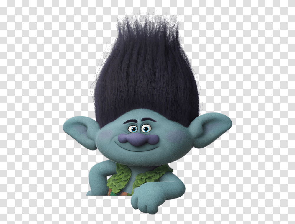 Download Trolls Movie Characters Trolls, Figurine, Toy, Plush, Doll Transparent Png