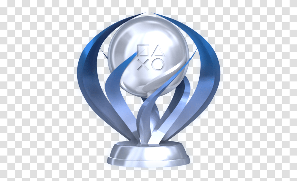 Download Trophy Playstation Award Free Image Hd Playstation Platinum Trophy, Helmet, Clothing, Apparel, Light Transparent Png