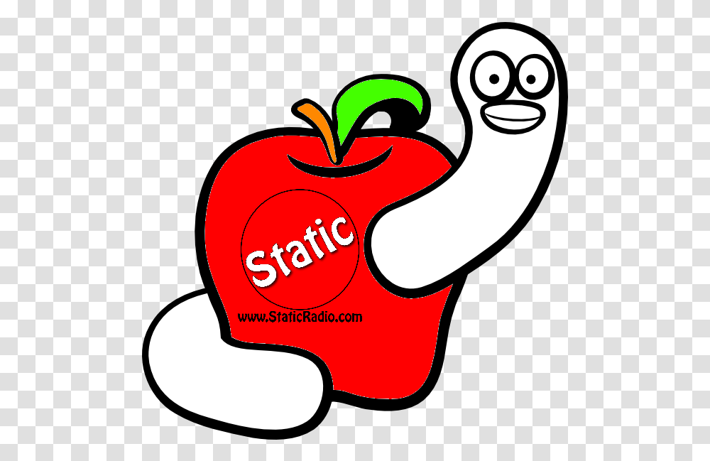 Download Turd Background Apple Worm In Apple Clipart, Label, Text, Ketchup, Food Transparent Png