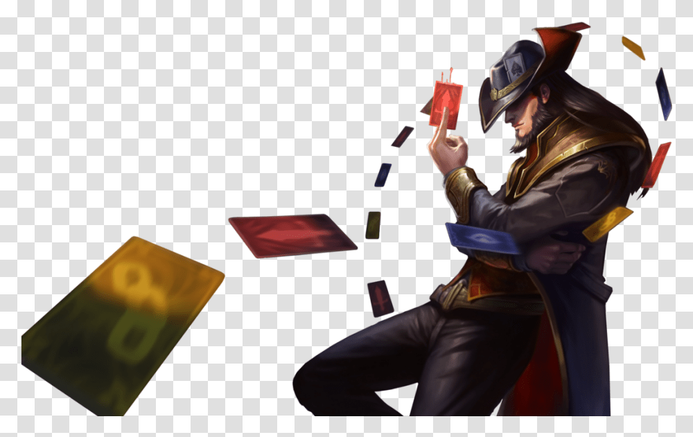 Download Twisted Fate Picture Lol Twisted Fate, Person, Hand, Costume Transparent Png