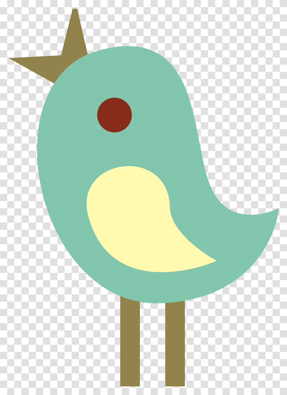 Download Twitter Clipart Background Cute Bird Cute Bird, Text, Food, Number, Symbol Transparent Png