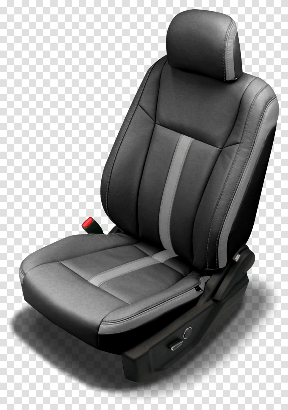 Download Two Tone Blue Leather Custom Car Seat, Chair, Furniture, Cushion, Headrest Transparent Png