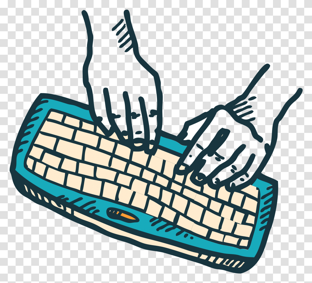 Download Typing Keyboard Animated, Hardware, Electronics, Computer, Computer Hardware Transparent Png