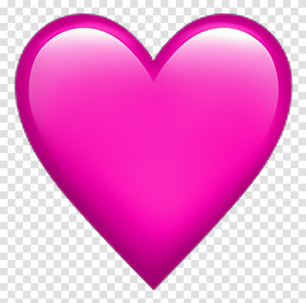 Download •pink Heart Pinkheart Emoji Emoticon Iphone Emojis De Iphone, Balloon, Cushion Transparent Png