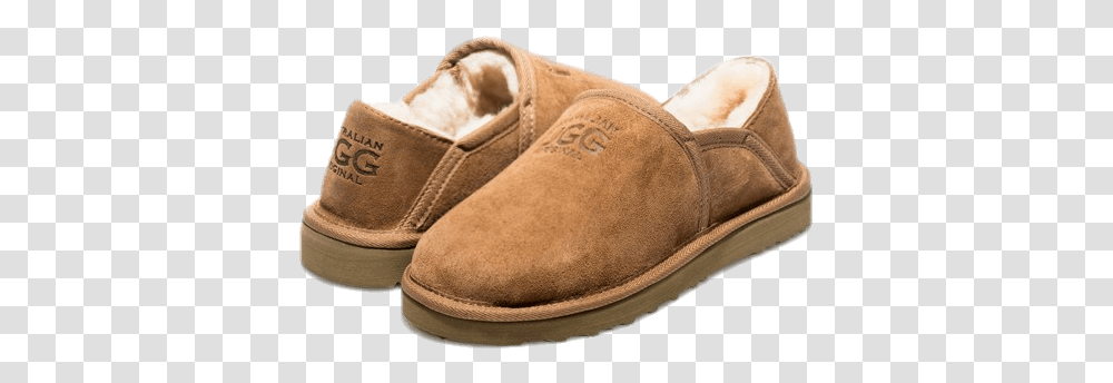 Download Ugg Classic Fur Lined Slippers Shoe, Footwear, Clothing, Apparel, Clogs Transparent Png