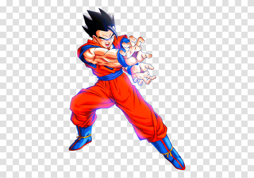 Download Ultimate Gohan Pose2 Dragon Gohan Mistico, Person, Performer, Hand, Leisure Activities Transparent Png