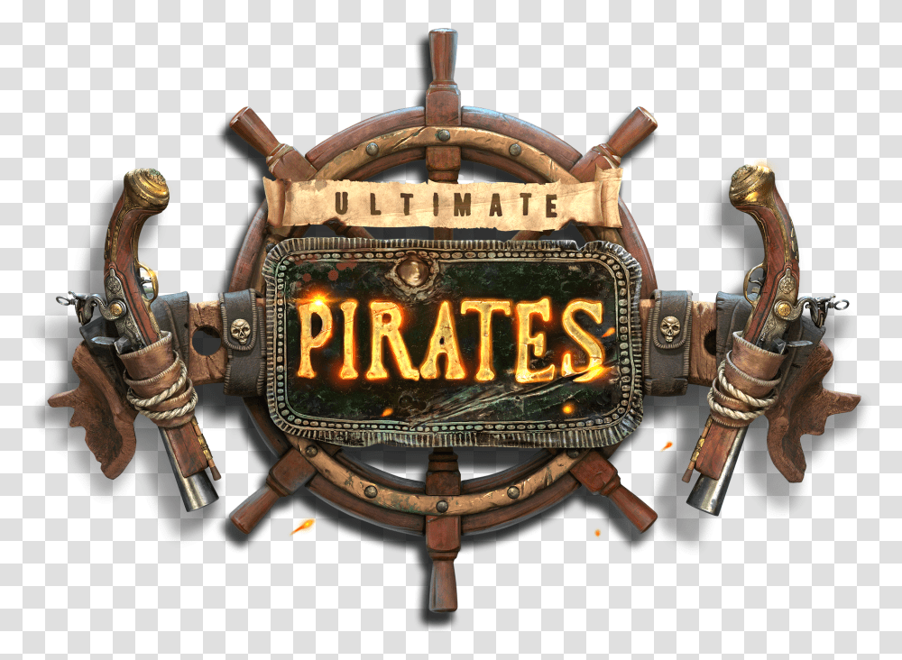 Download Ultimate Pirates Logo Cold Weapon, Robot, Symbol, Trademark Transparent Png
