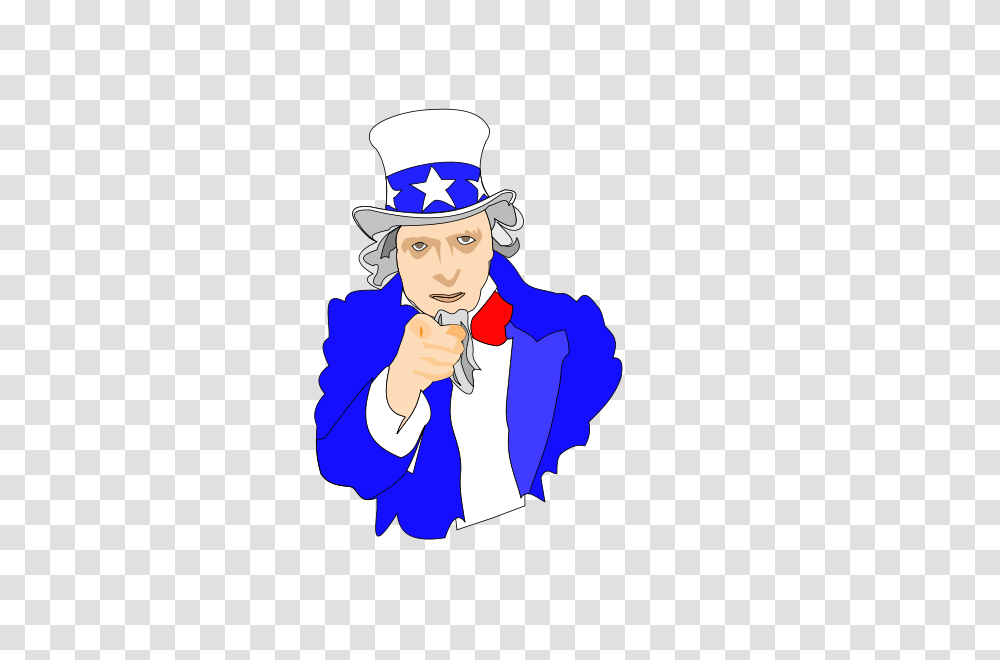 Download Uncle Sam Fourth Of July Hat Clipart, Person, Costume, Performer Transparent Png