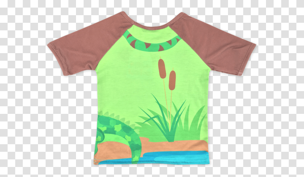 Download Under The Sea Alligator Kids Illustration, Clothing, Apparel, T-Shirt Transparent Png