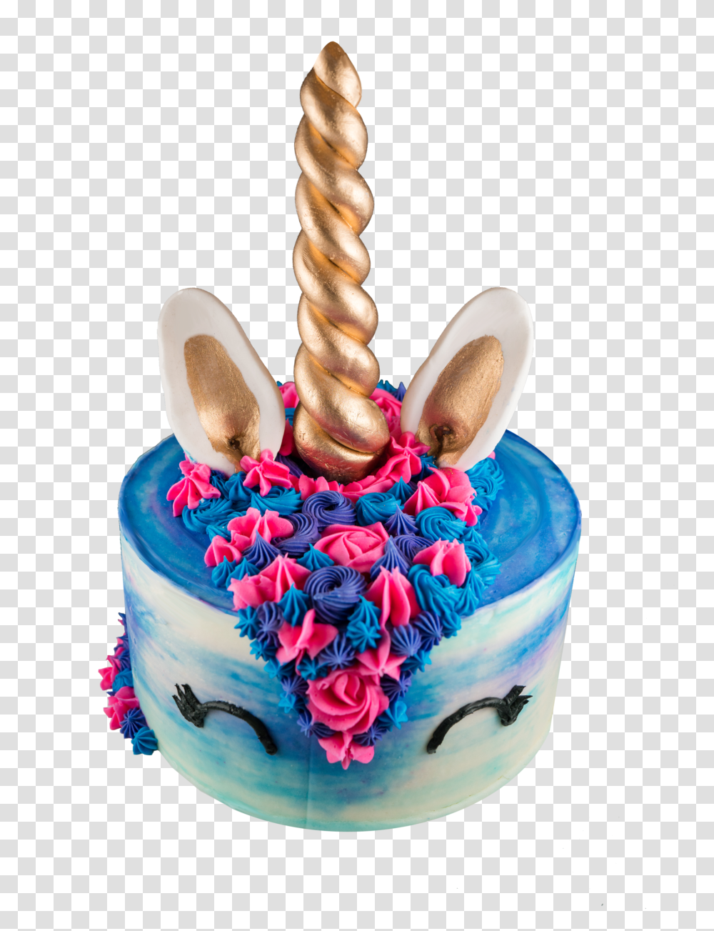 Download Unicorn Cake Image With No Background Pngkeycom Birthday Cake, Dessert, Food, Sweets, Confectionery Transparent Png