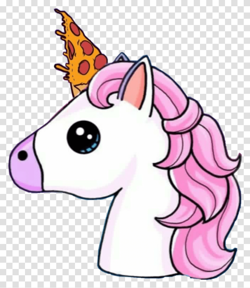 Download Unicorn Horn Drawing Draw A Cute Unicorn, Mammal, Animal, Cow, Cattle Transparent Png