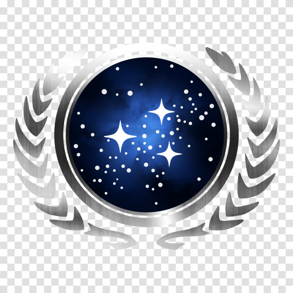 Download United Federation Of Planets Full Size Star Trek Federation Logo, Symbol, Emblem Transparent Png