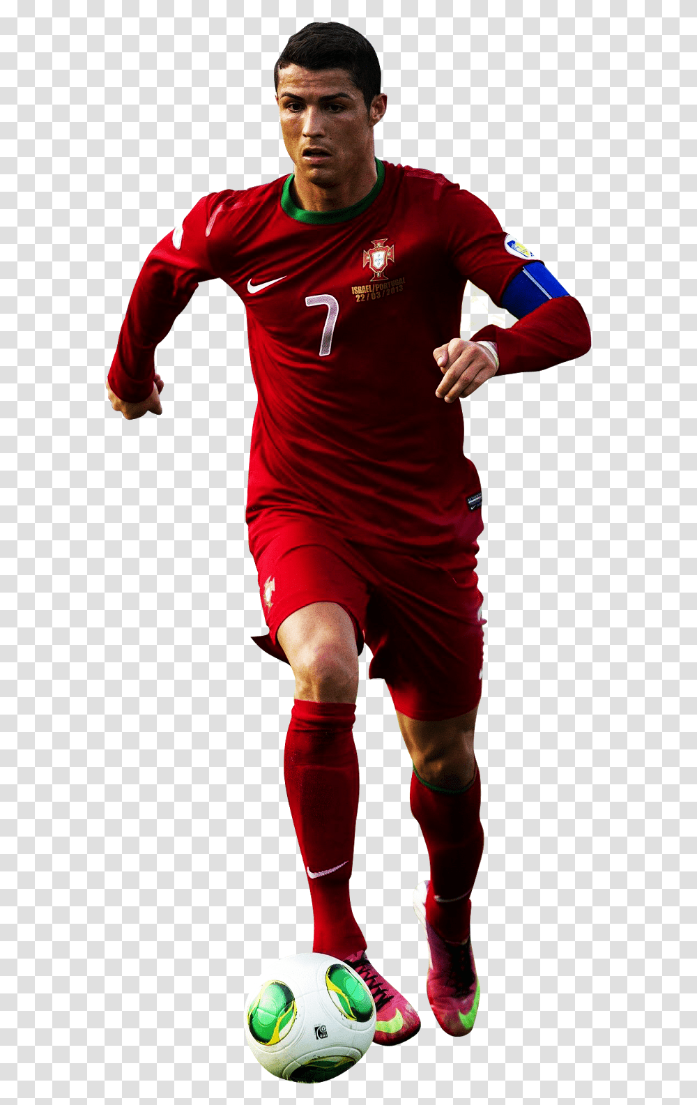 Download United Liga La Ronaldo Football Fc Player Hq Manchester United Ronaldo Cup, Soccer Ball, Team Sport, Person, People Transparent Png