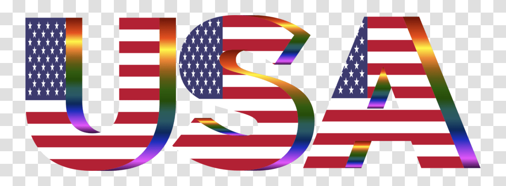 Download Usa Flag Typography Copper Clipart United States, American Flag Transparent Png