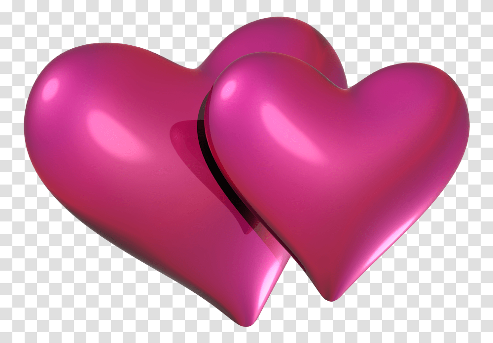 Download Valentine Pink Hearts Good Morning Love Images Download, Pillow, Cushion, Balloon, Purple Transparent Png
