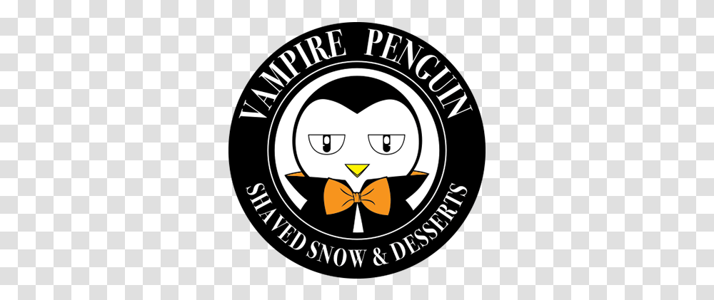 Download Vampire Penguin Logo Image Illustration, Label, Text, Poster, Sticker Transparent Png