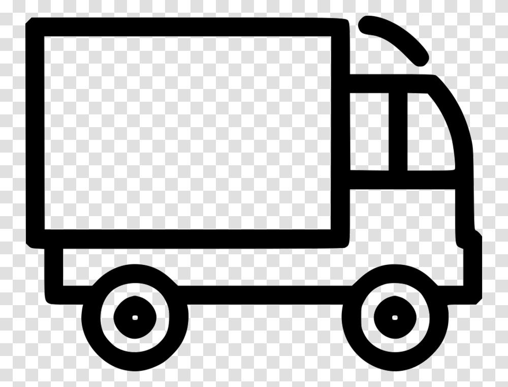 Download Van Clipart Van Car Clip Art Van Car Truck Black, Vehicle, Transportation, Caravan, Moving Van Transparent Png