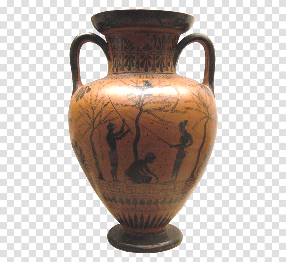 Download Vase Image For Free Greek Pottery, Jar, Urn, Person, Human Transparent Png