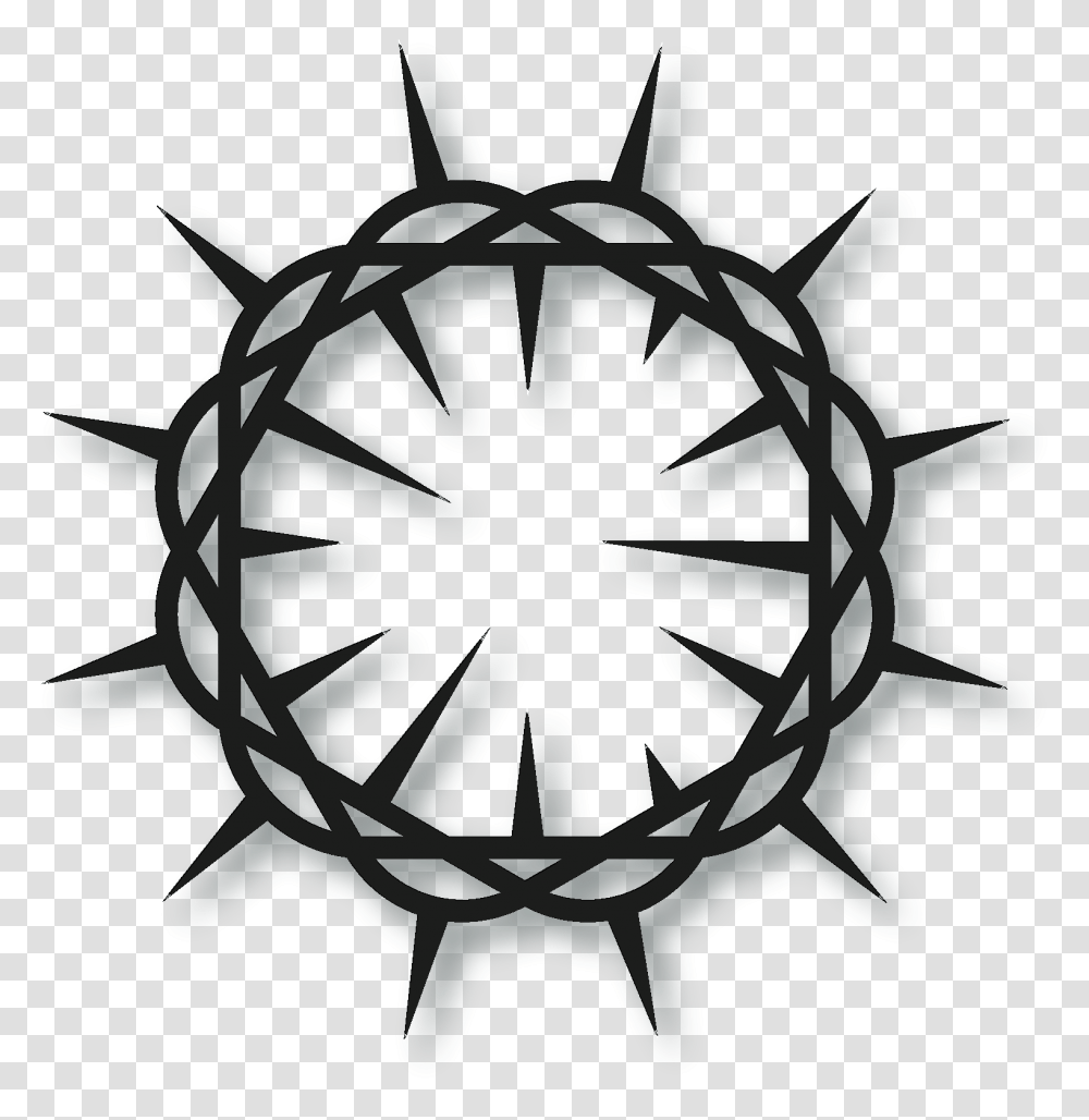 Download Vector Crown Of Thorns Svg Jesus Crown Of Thorns Vector, Machine, Gear, Wheel Transparent Png