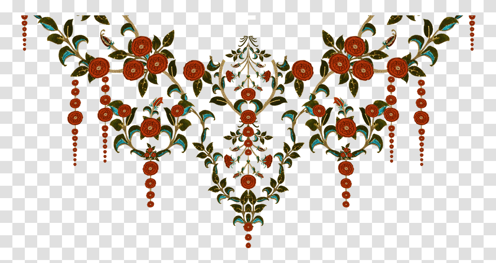 Download Vector Flower Designvector Art Textile Motif, Pattern, Chandelier, Lamp, Ornament Transparent Png