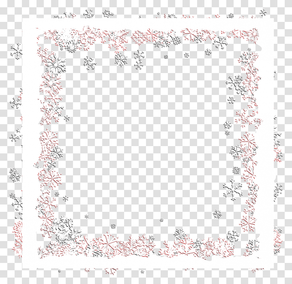 Download Vector Frame Flower Snowflake Motif, Text, Paper, Stencil, Alphabet Transparent Png