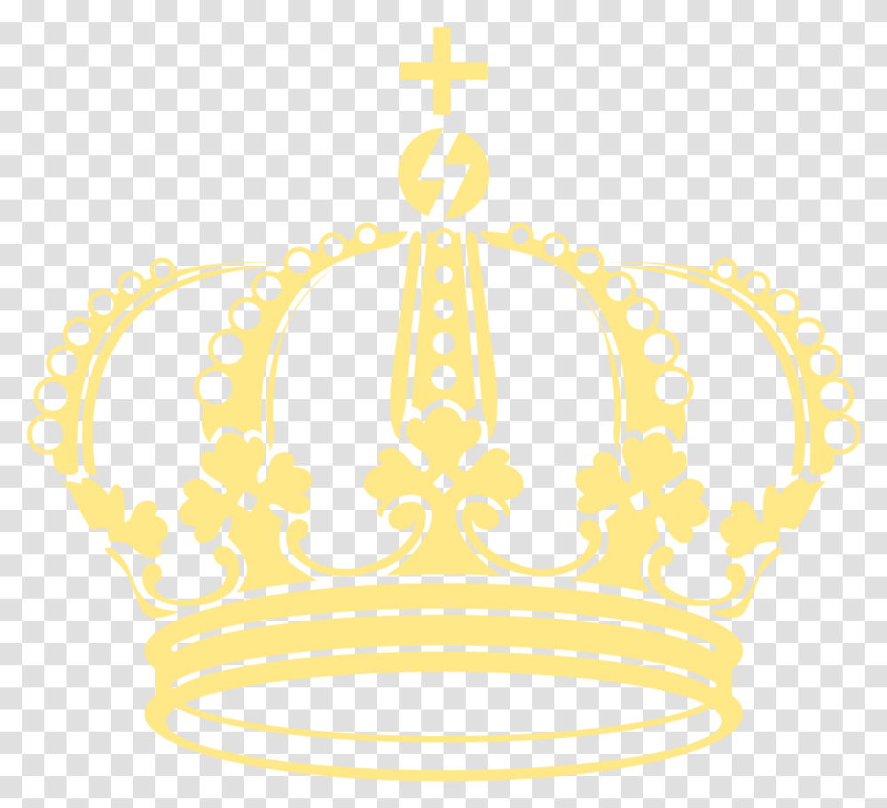 Download Vector Golden Crown 18411668 Transprent Free Coroa Dourada Com Fundo Preto, Jewelry, Accessories, Accessory, Cross Transparent Png
