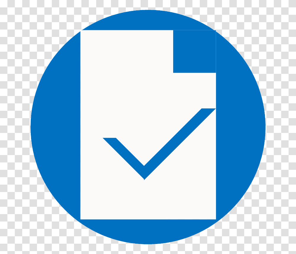 Download Vector Icon Of Blue Checkmark Circle, Symbol, Logo, Trademark, First Aid Transparent Png