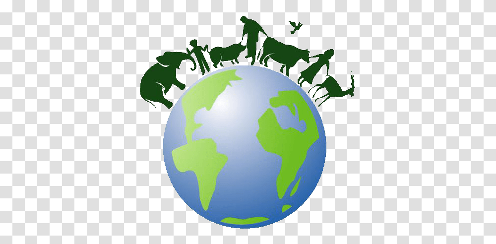 Download Vegan Peace People Walking On Earth Image People And Animals On Earth, Outer Space, Astronomy, Universe, Planet Transparent Png