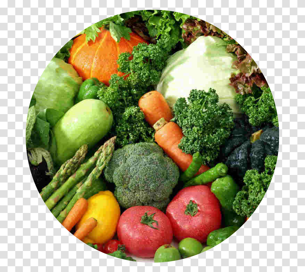 Download Veggies Vegetables In A Circle, Plant, Broccoli, Food, Bowl Transparent Png
