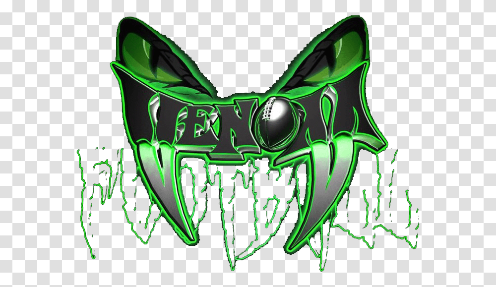 Download Venom Football Logo Full Size Image Pngkit Venom Logo, Light, Neon, Graphics, Art Transparent Png