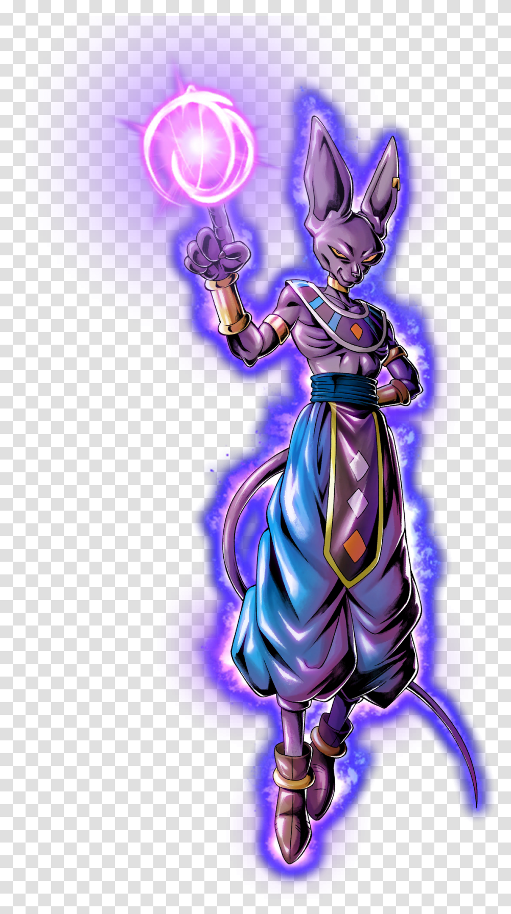 Download View Fullsize Beerus Image Purple Guy In Dragon Ball Z, Graphics, Art, Costume, Person Transparent Png