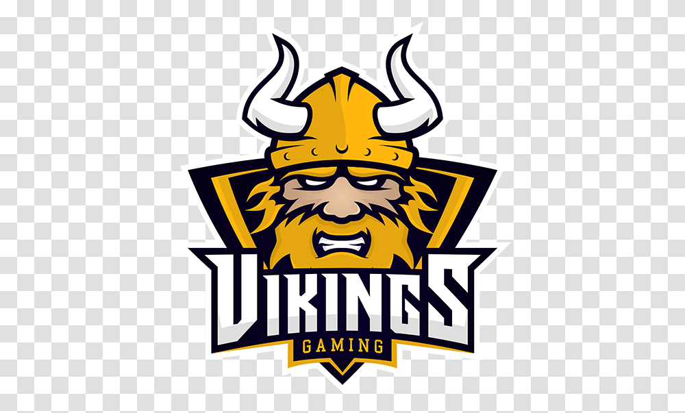 Download Vikings Gaming Logo Image Vikings Logo Team, Label, Text, Symbol, Trademark Transparent Png