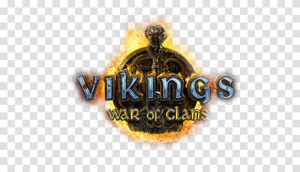 Download Vikings War Of Clans Graphic Design, Logo, Symbol, Trademark, Text Transparent Png