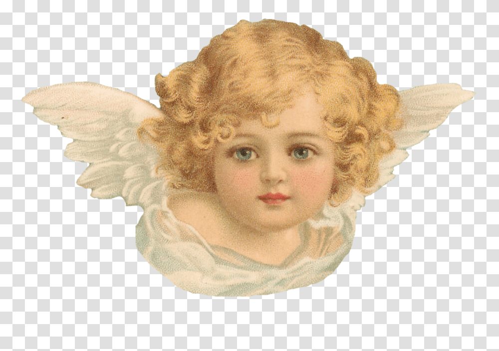 Download Vintage Angel Angel Picsart, Archangel, Person, Human, Hair Transparent Png