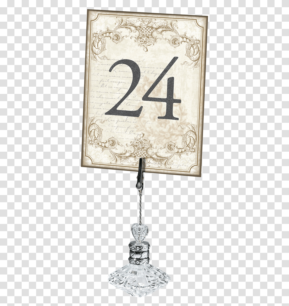 Download Vintage Gold Table Numbers 1 24 Numbers Full Decorative, Symbol, Text, Lamp, Diary Transparent Png