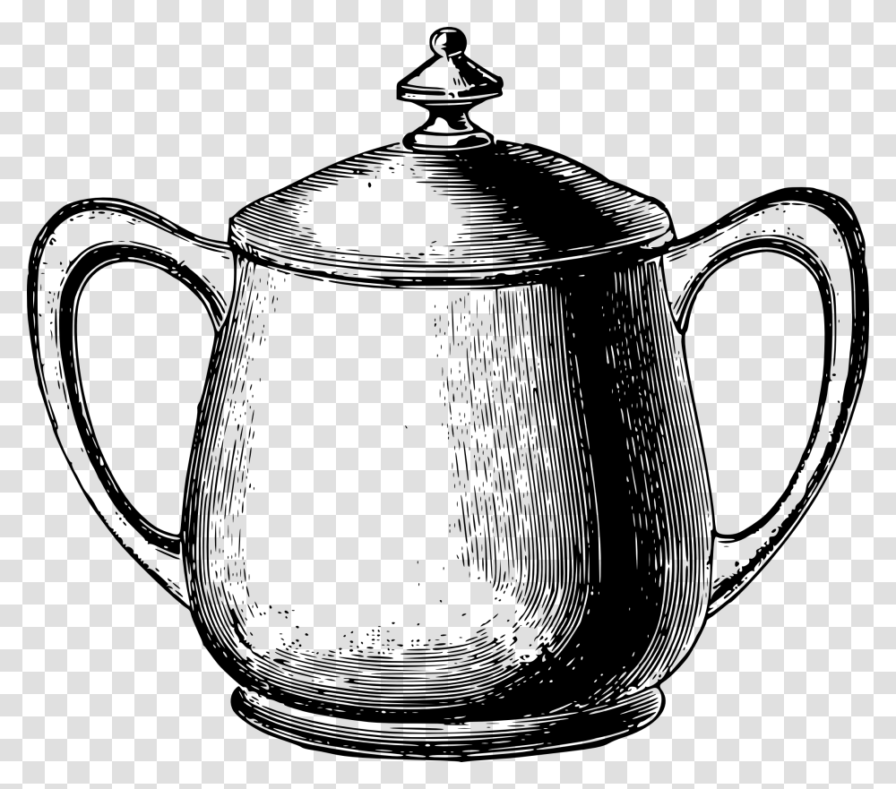 Download Vintage Tea Service Clip Art Sugar Tea Vintage, Pottery, Teapot, Grenade, Bomb Transparent Png