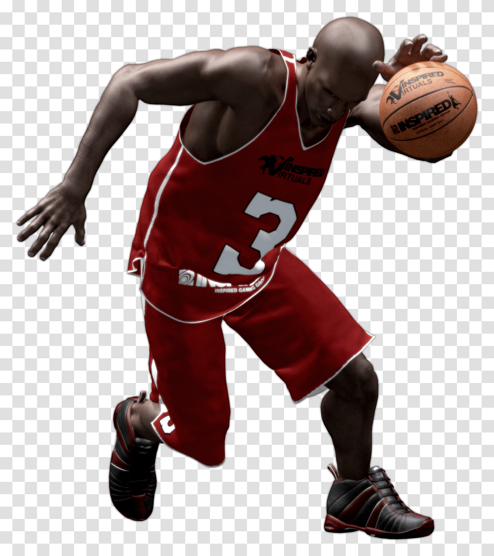 Download Virtual Basketball Basketball Player High Basketball Player High Resolution, Person, Human, People, Clothing Transparent Png