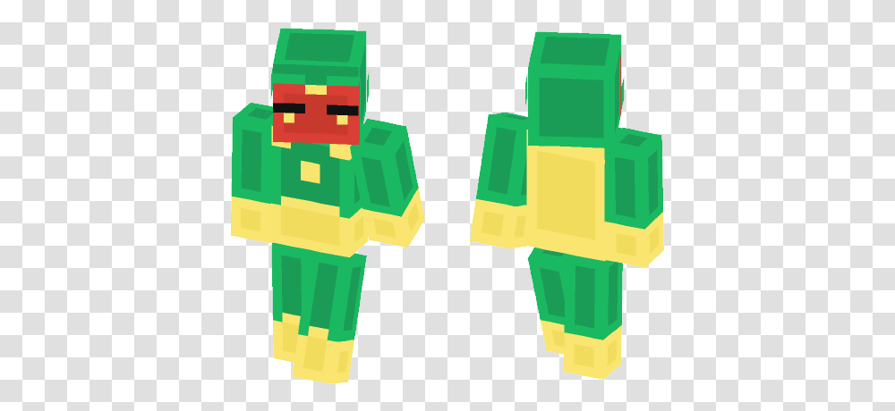 Download Vision Marvel Minecraft Skin For Free Tree, Green, Toy Transparent Png