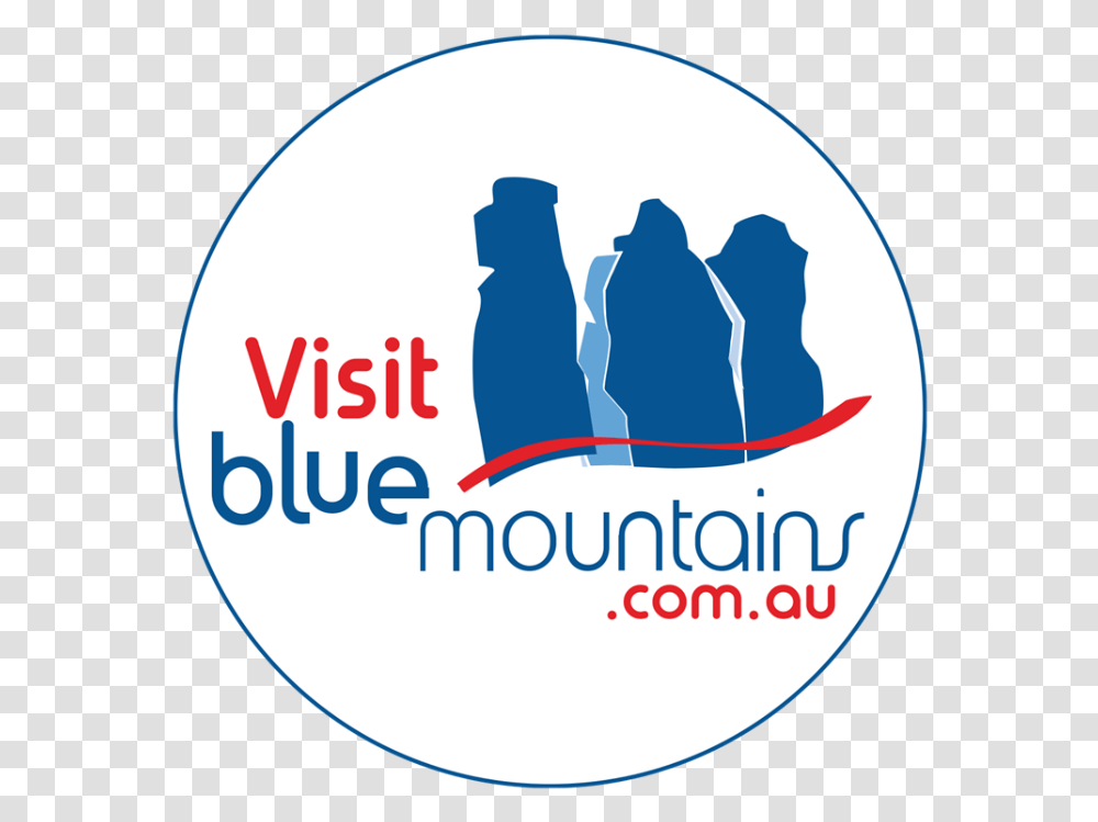 Download Visit Blue Mountains Logo For Circle, Symbol, Trademark, Hand, Text Transparent Png